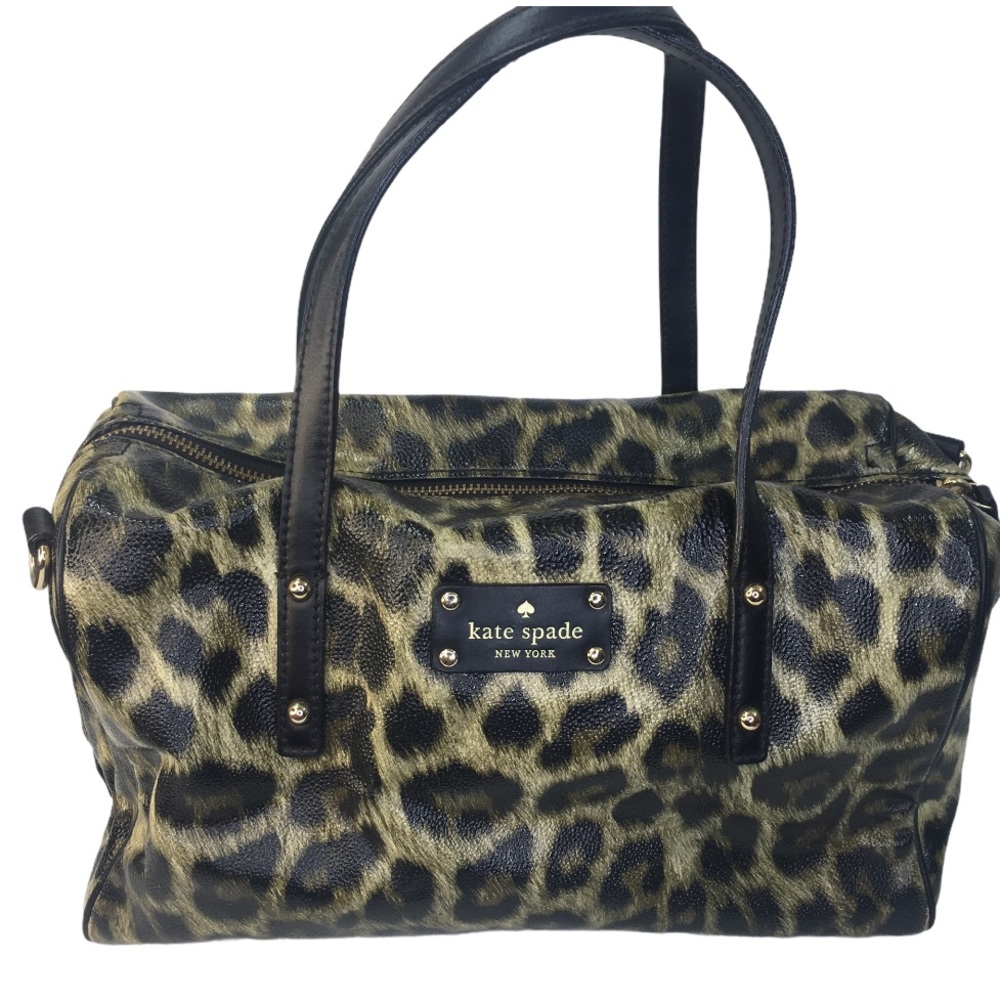 Kate Spade New York Cheetah bag purse zip close